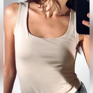 Zara Wide Strap Tank Top